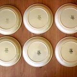 Set of 6 plates vintage Villeroy and Boch