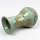 Eugène Lion, stoneware vase from Puisaye, Carriès school, turquoise glaze.