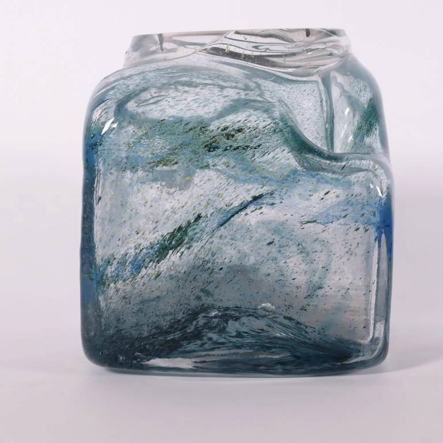 Murano glass vase Italy 1970s