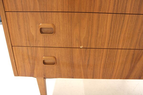 Secrétaire scandinave en noyer, Suède, 1960