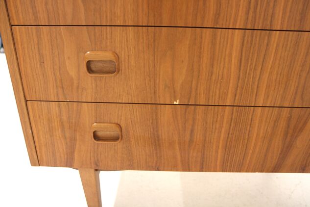 Secrétaire scandinave en noyer, Suède, 1960