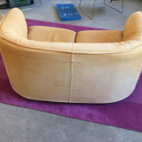 Alcantara leather sofa 2 places