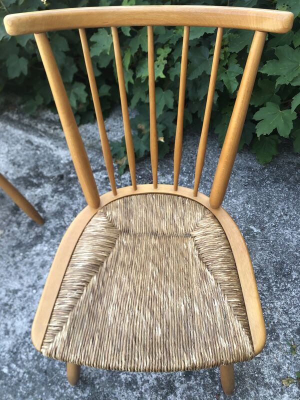 Chaises Design Arno Lambrecht pour WK Möbel années 50