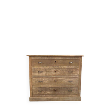 Beech commode, late 19th century