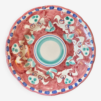 Italian plate in ceramic