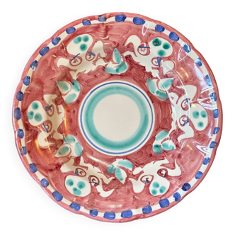 Italian plate in ceramic