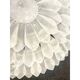 Huge Contemporary Imperial Sanded “Petals” Murano Glass Flush Mount by Simo