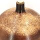 Impressive brown ceramic ball lamp from the 1970s.