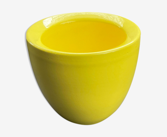 Cache-pot en céramique Jaune