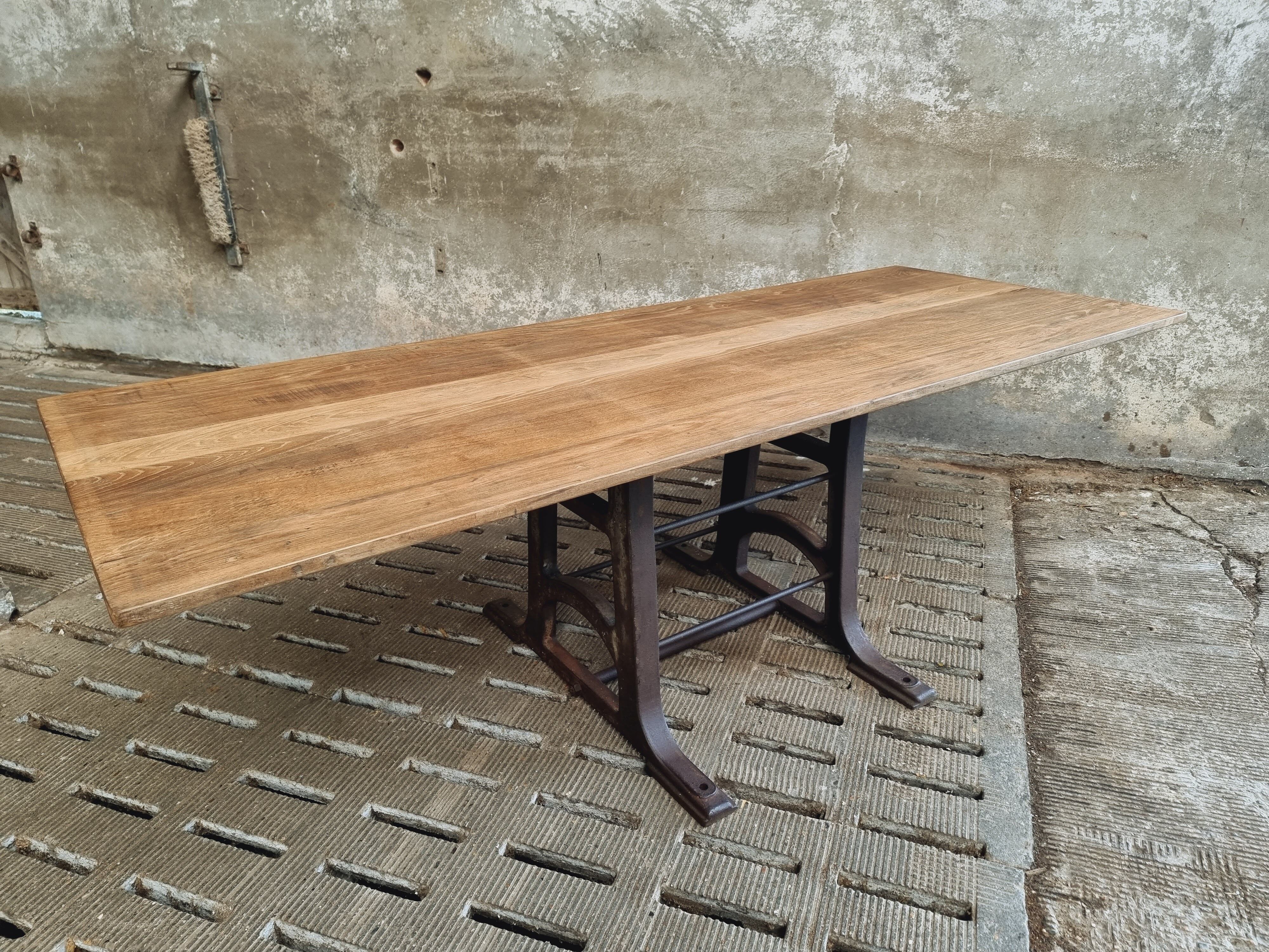 Industrial table XXL dining table oak
