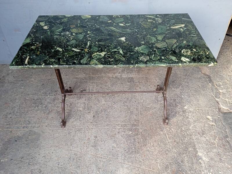 Marble bistro table 110cm