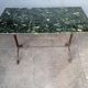 Table bistrot marbre 110cm