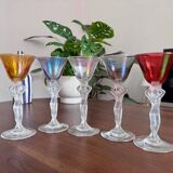 Bayel crystal liqueur glasses