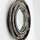 Mirror hofmann ceramic gray vallauris 1950