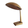 Lampe de table en métal peint doré