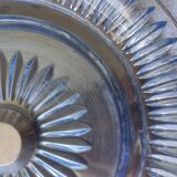 Glass and metal fruit cup