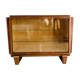 Art Deco display case in mahogany and veneer, 20th century