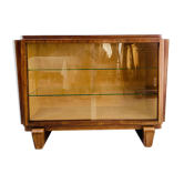 Art Deco display case in mahogany and veneer, 20th century