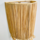 Raffia wall lamp