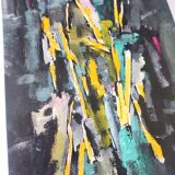 Acrylic abstract painting