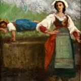 Femme au jardin