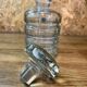 Service liqueur cristal Bohême Art Déco carafe + 6 verres Tchécoslovaq