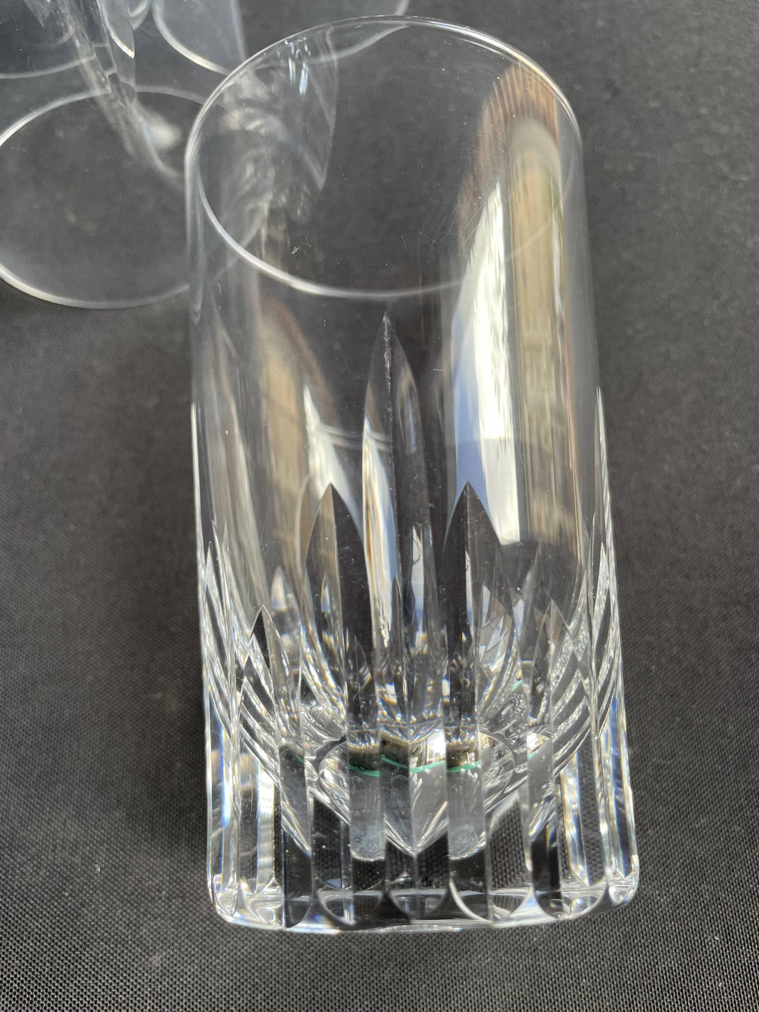 6 Baccarat wine goblets Spear service