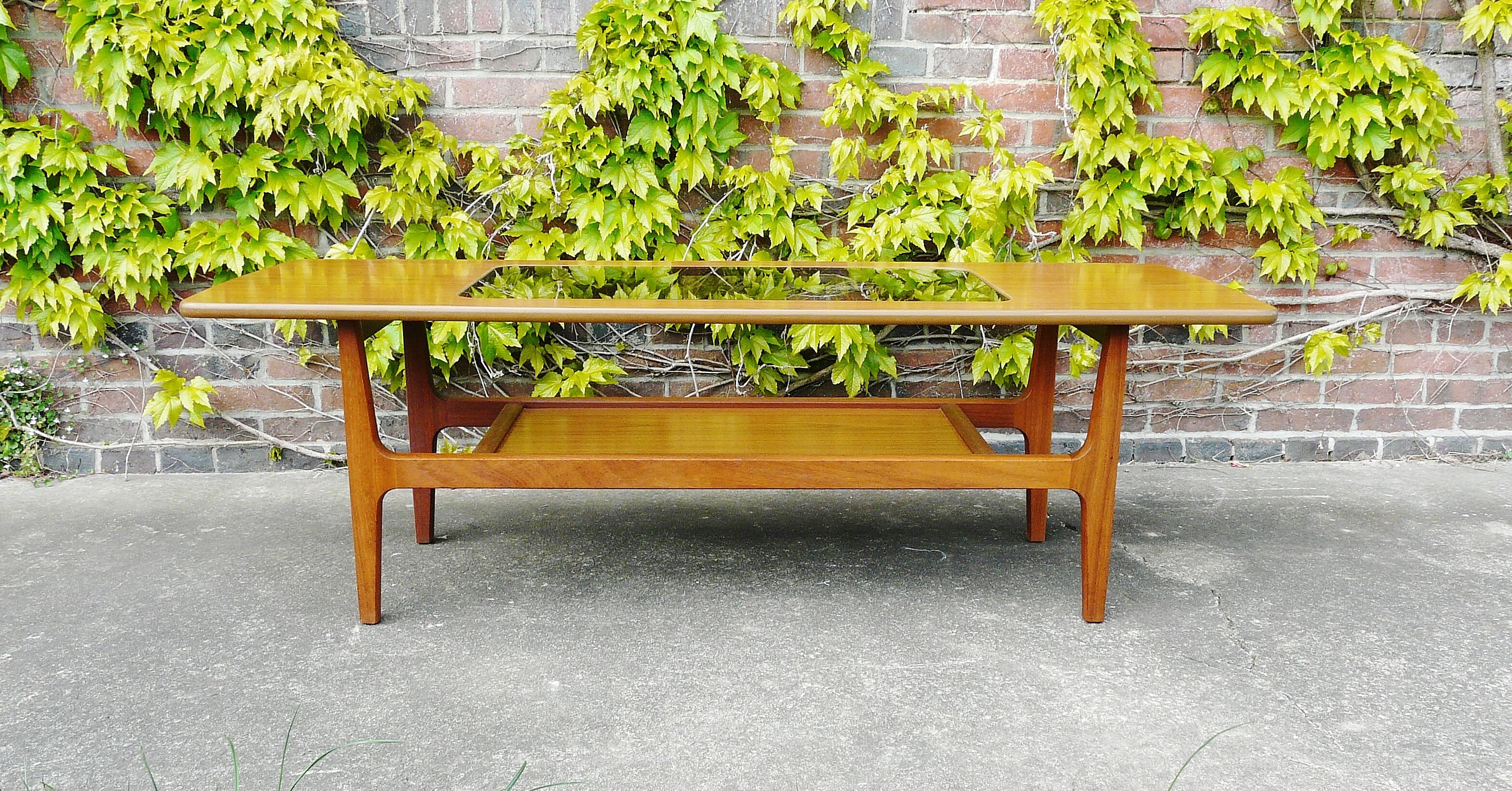 Scandinavian teak coffee table