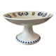 Compote dish or antique footed plate in ironstone - Laval -