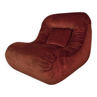 Velvet armchair