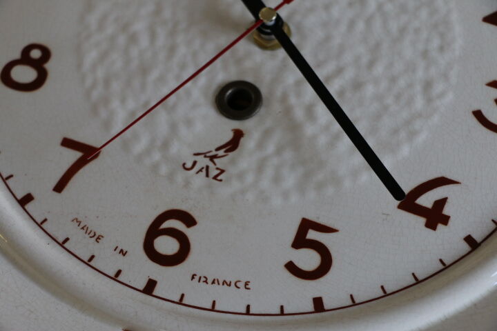 Jazz ceramic wall clock