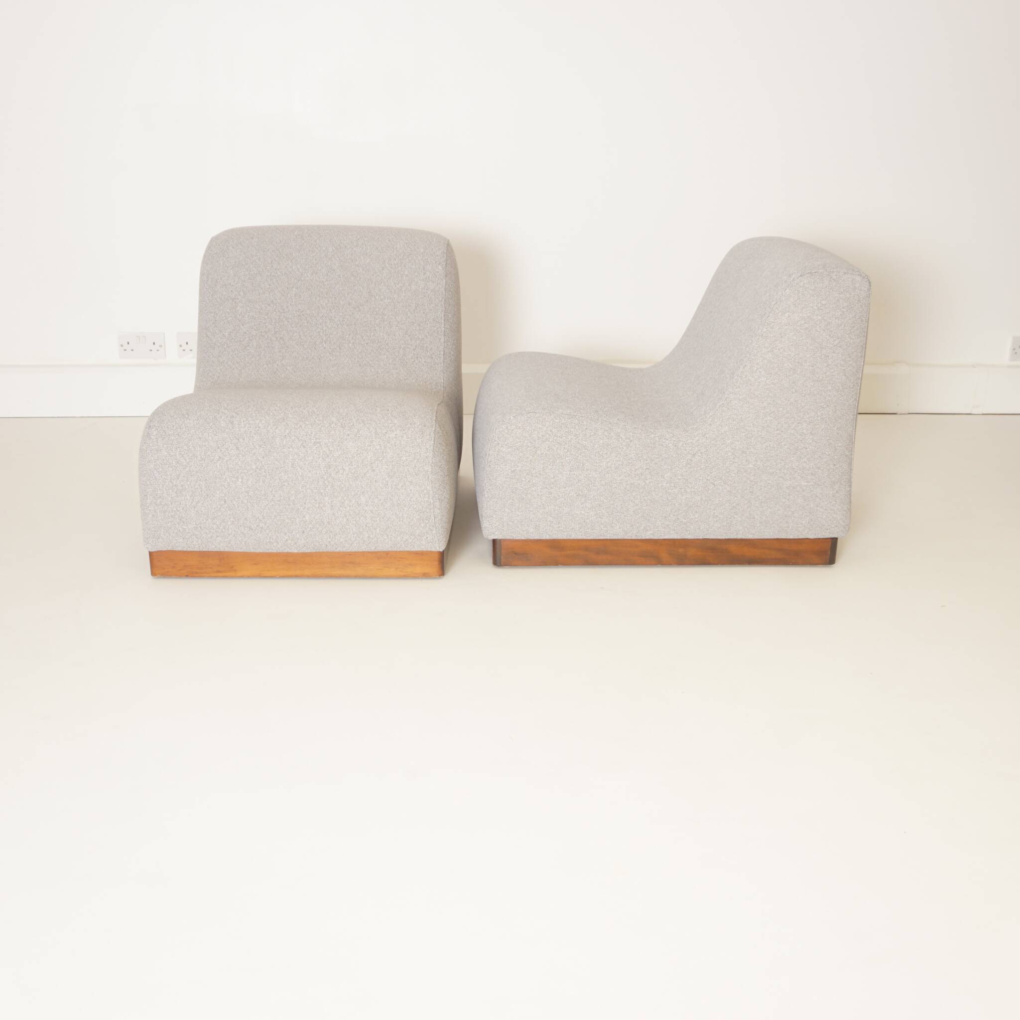 Set of Five Modular reupholstered sofa, 1970