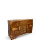 Italian Art deco burl walnut sideboard, of great quality.