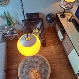Vallauris table basse signé drac 1960 bois faïence acier