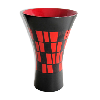 Vase diabolo Elchinger France années 60