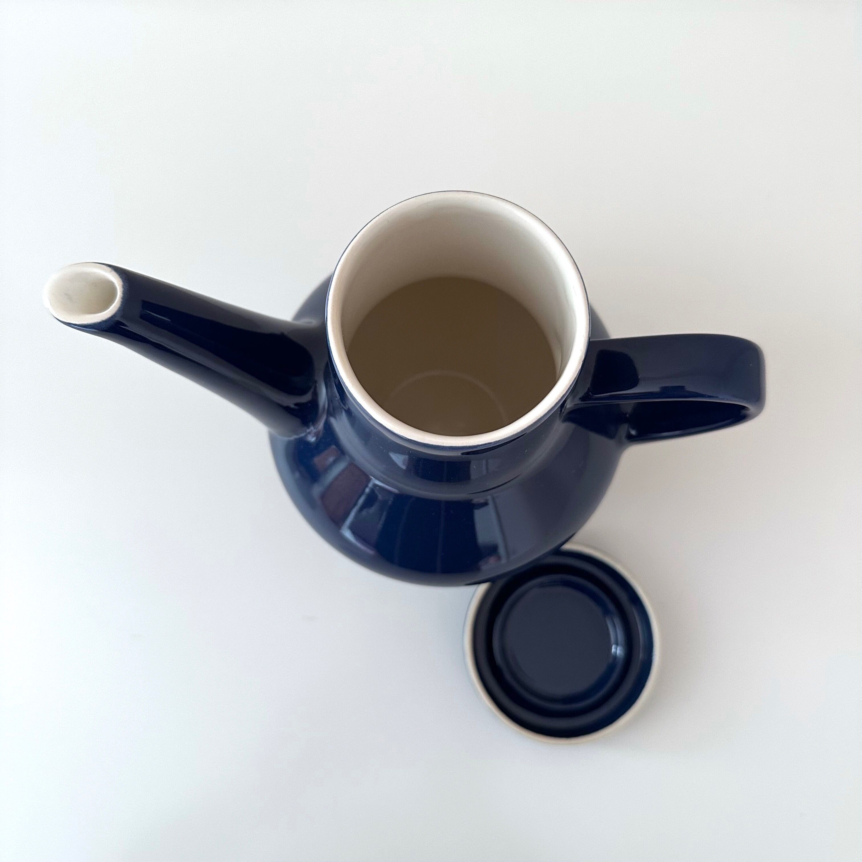 Melitta Stockholm for 6 persons, coffee set blue, 60's