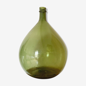 Vintage green demijohn