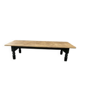 Large wooden coffee table