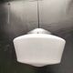 Opaline art deco pendant light