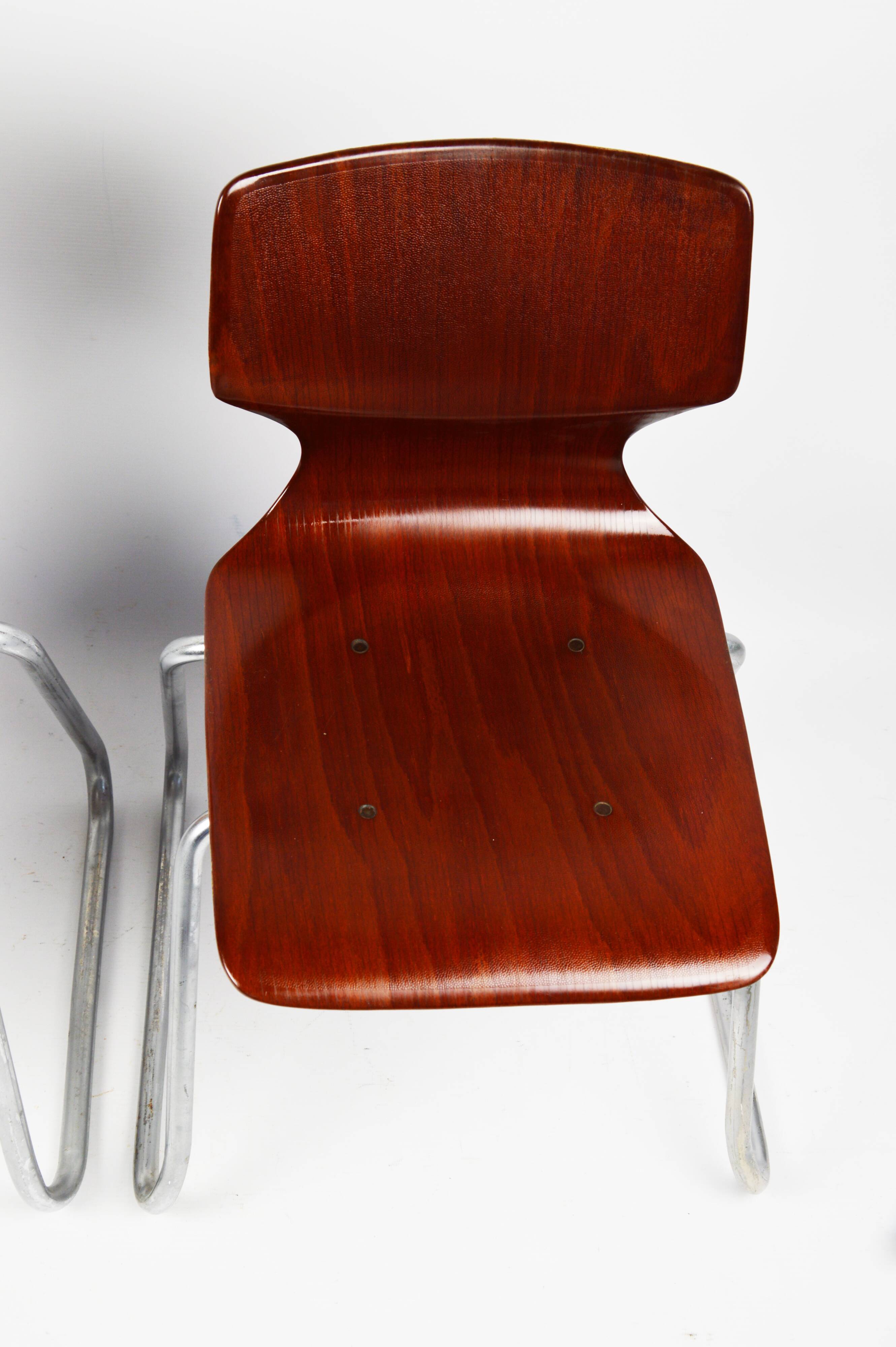 Set of 2 Flototto children's chairs, Germany, 1960s