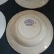 4 antique deep plates in ironstone