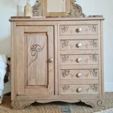 Dresser Art Deco wood brut