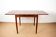 Danish extendable and reversible table, games/meals rosewood P. Hundevad.