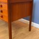 Mid Century Retro Vintage Danish 6 Drawer Teak Desk Domino Mobler 70s