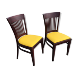 Pair of ton bistro chairs