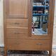 Armoire - Penderie en chêne massif époque 1950/1960