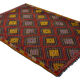 Anatolian handmade kilim rug 272 cm x 191 cm