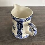 Antique Delft pitcher in blue faience – Late 19th century