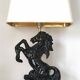 Prancing horse lamp 60s