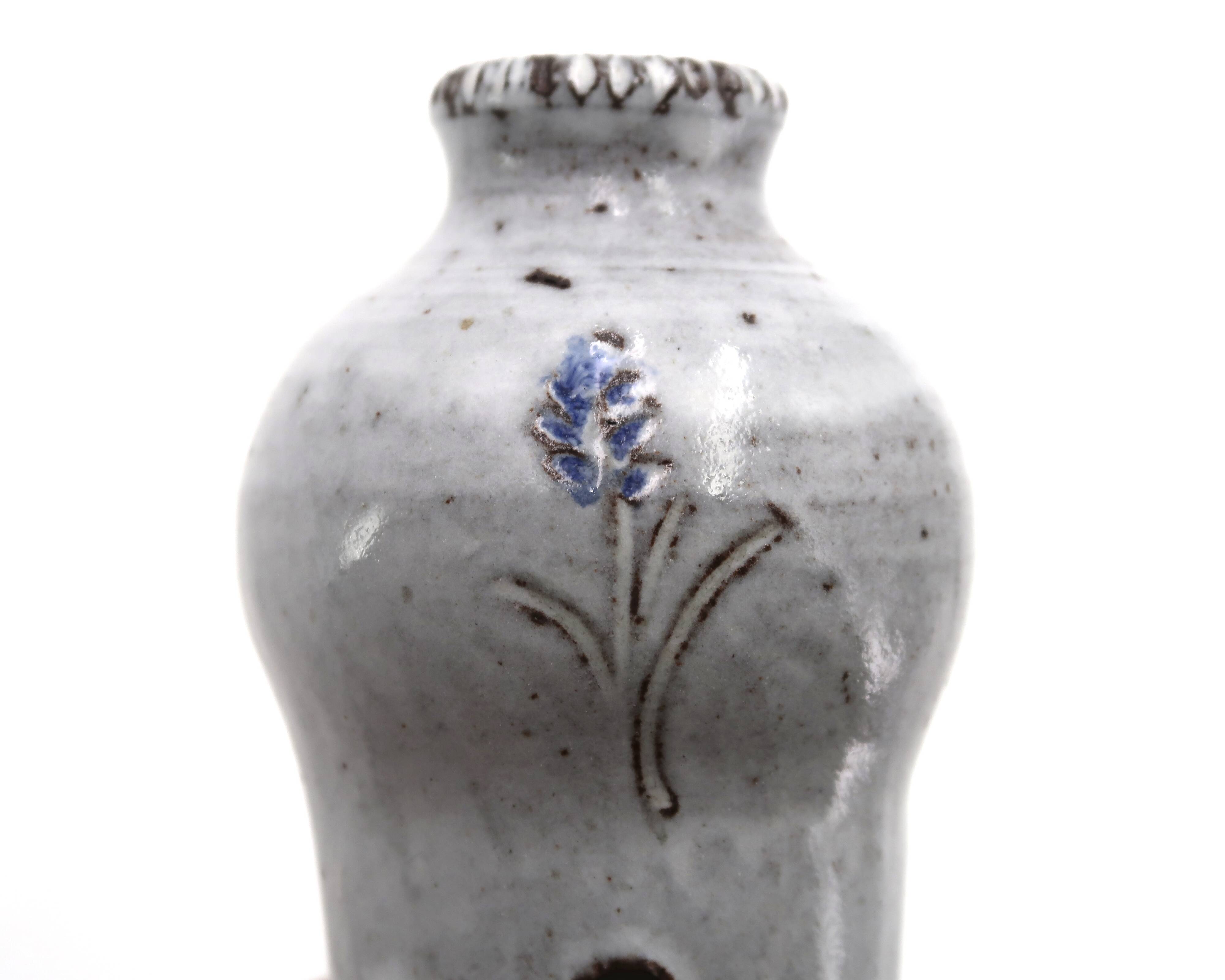 Ceramic candle holder by Jeanne and Norbert Pierlot, 1970s